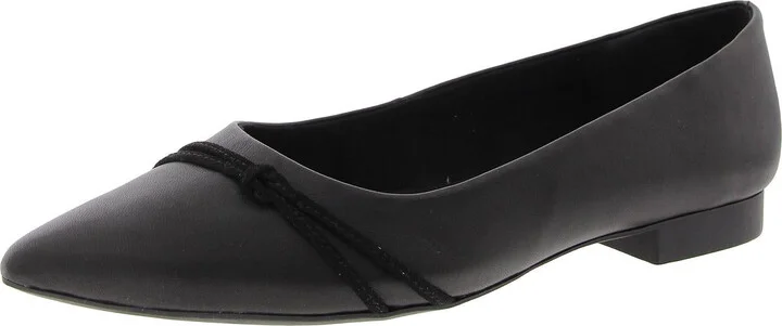 rhea Womens Solid Manmade Flat Shoes