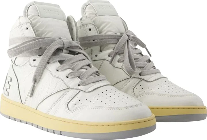 Rhecess Hi Sneakers - Rhude - Lea- Blanc