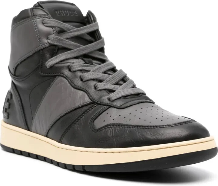 Rhecess high-top leather sneakers - Image 2