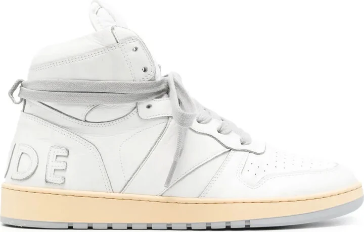 Rhecess high-top leather sneakers