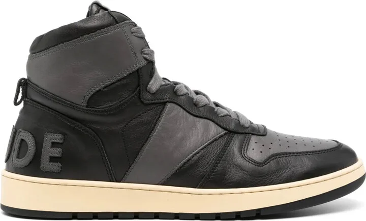 Rhecess high-top leather sneakers