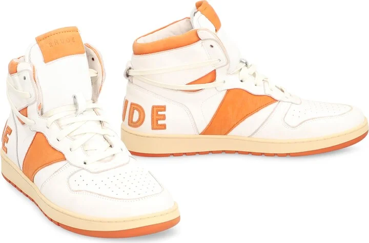 Rhecess Leather High-top Sneakers - Image 3