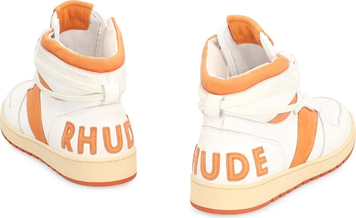 Rhecess Leather High-top Sneakers - Image 4