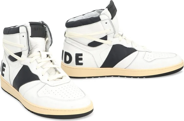 Rhecess Leather High-top Sneakers - Image 3