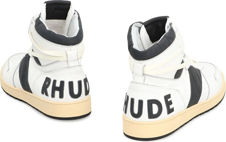 Rhecess Leather High-top Sneakers - Image 4