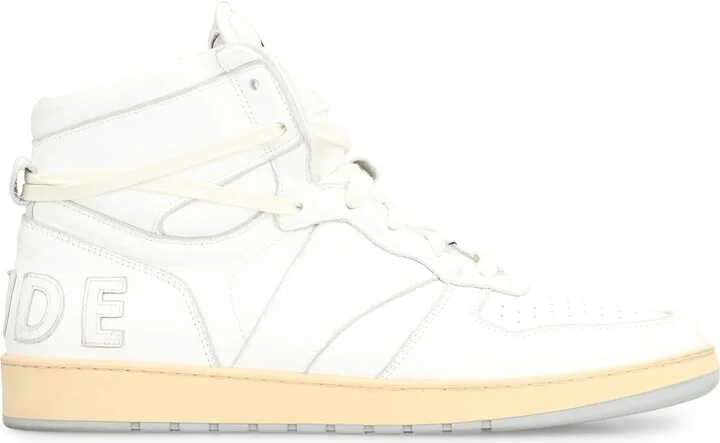 Rhecess Leather High-top Sneakers - Image 2