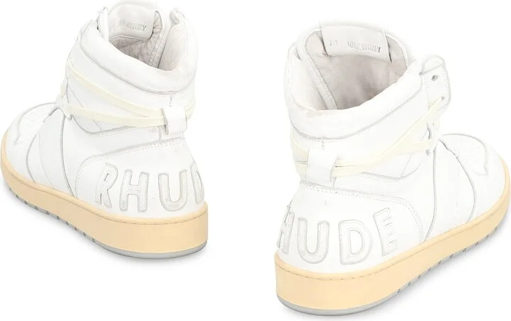 Rhecess Leather High-top Sneakers - Image 4