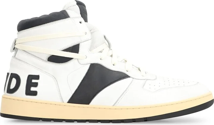 Rhecess Leather High-top Sneakers - Image 2