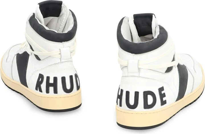Rhecess Leather High-top Sneakers - Image 4