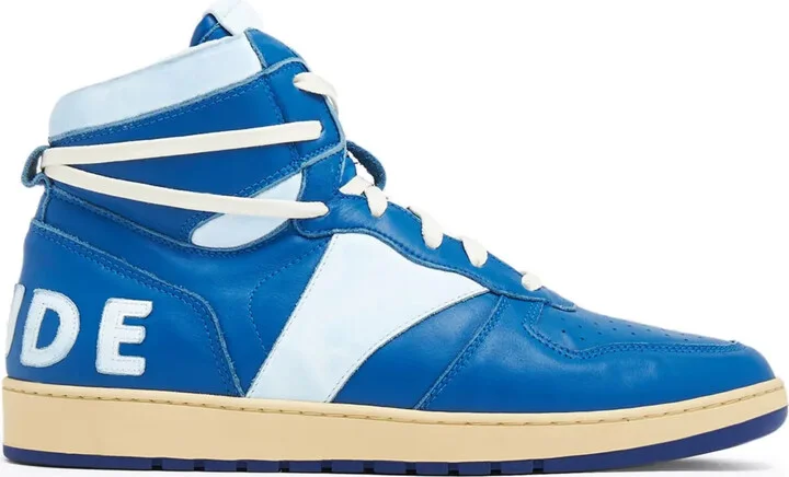 Rhecess leather high-top sneakers