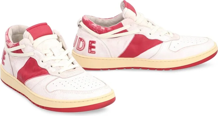 Rhecess Leather Low-top Sneakers - Image 3