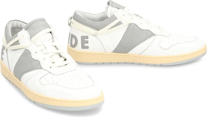 Rhecess Leather Low-top Sneakers - Image 3