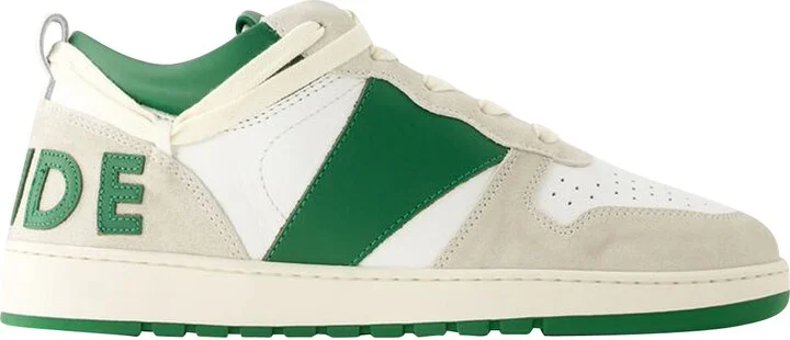 Rhecess Low Sneakers - Rhude - Leather - White/Green
