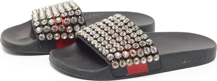 Rhinesone-Embellished Sandals - Image 3