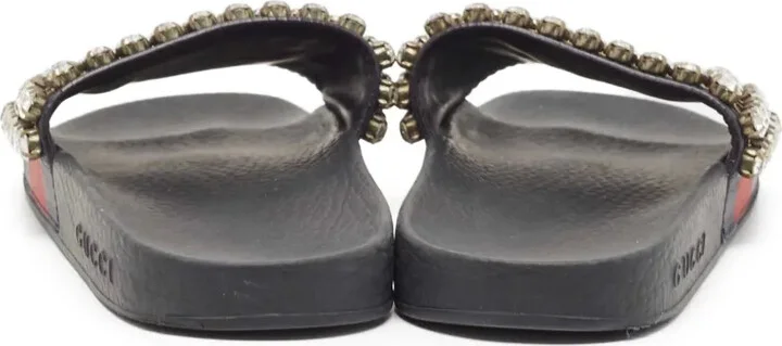Rhinesone-Embellished Sandals - Image 4