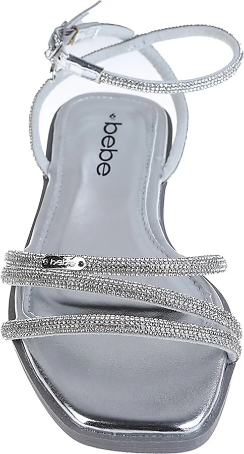 Rhinestone Ankle Strap Sandal - Image 2