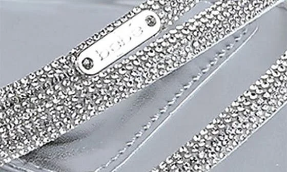 Rhinestone Ankle Strap Sandal - Image 7