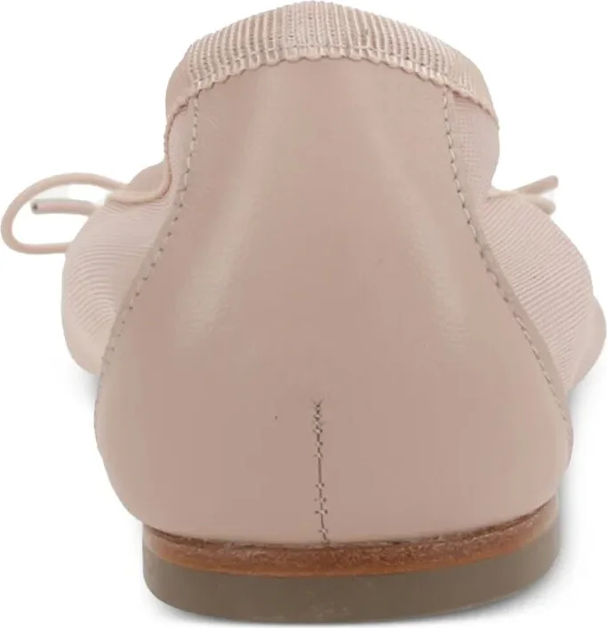 Rhinestone-Appliqué Mesh Ballet Flats - Image 3