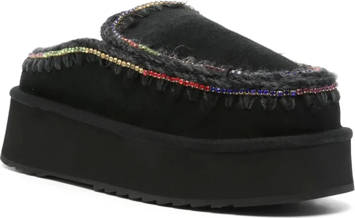 Rhinestone-Detailing Mules - Image 2