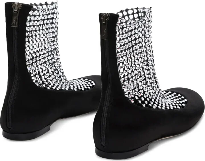 Rhinestone-Embellished Ballerina Shoes - Image 3