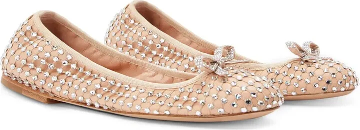 Rhinestone-Embellished Ballerina Shoes - Image 2