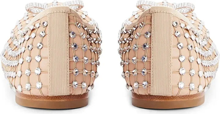Rhinestone-Embellished Ballerina Shoes - Image 3