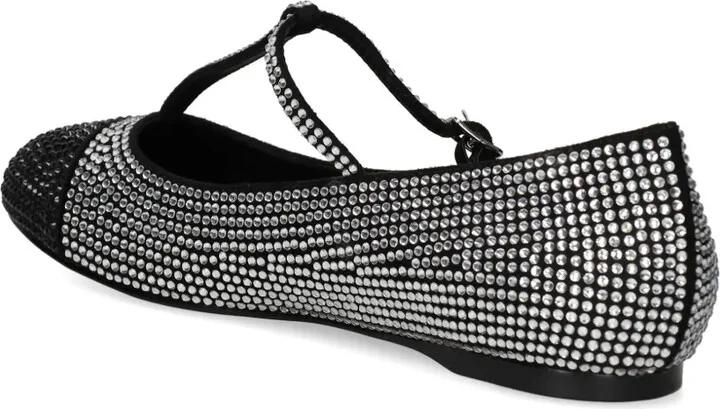 Rhinestone-Embellished Ballet Flats - Image 3