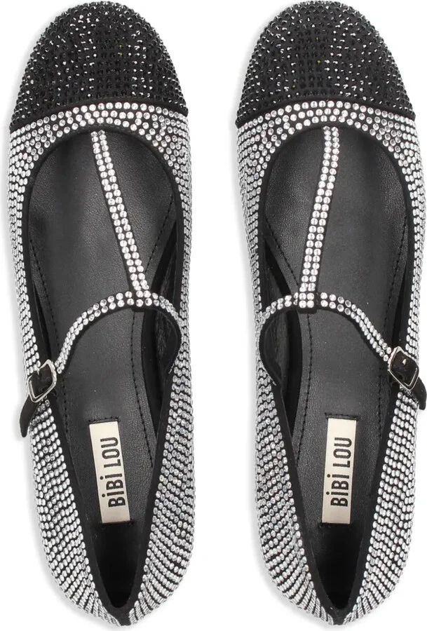 Rhinestone-Embellished Ballet Flats - Image 4