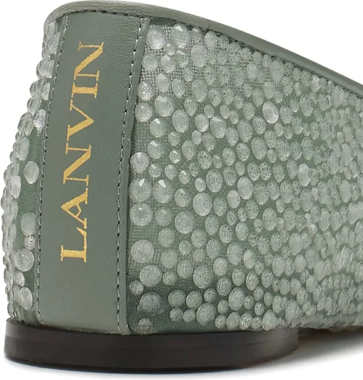 Rhinestone-Embellished Ballet Flats - Image 5