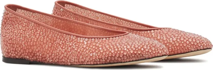 Rhinestone-Embellished Ballet Flats - Image 2