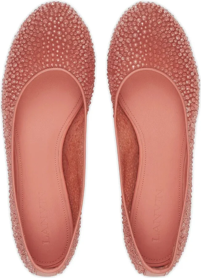 Rhinestone-Embellished Ballet Flats - Image 4