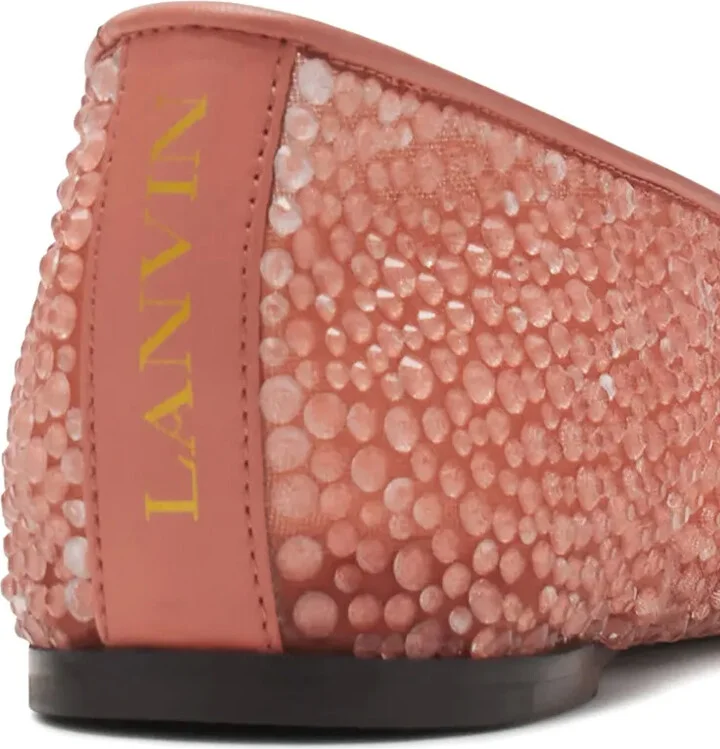 Rhinestone-Embellished Ballet Flats - Image 5