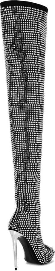 Rhinestone-Embellished Boots - Image 3