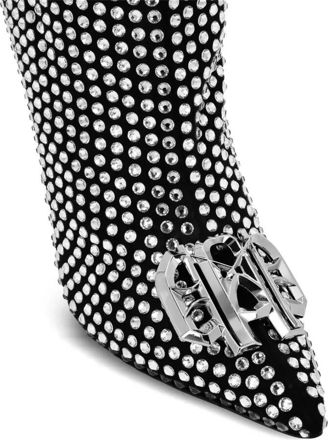 Rhinestone-Embellished Boots - Image 4