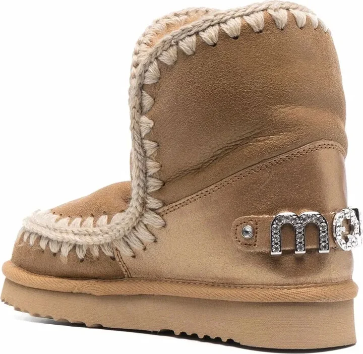 rhinestone embellished Eskimo boots - Image 3
