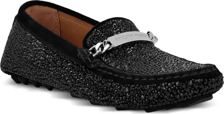 Rhinestone-Embellished Loafers - Image 2