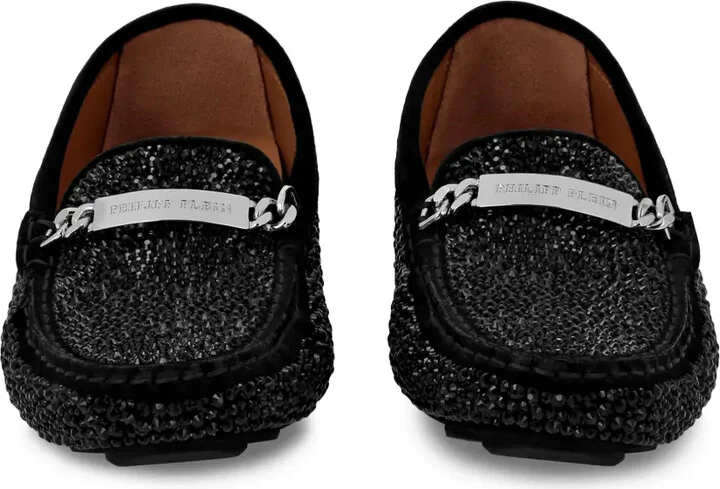 Rhinestone-Embellished Loafers - Image 4
