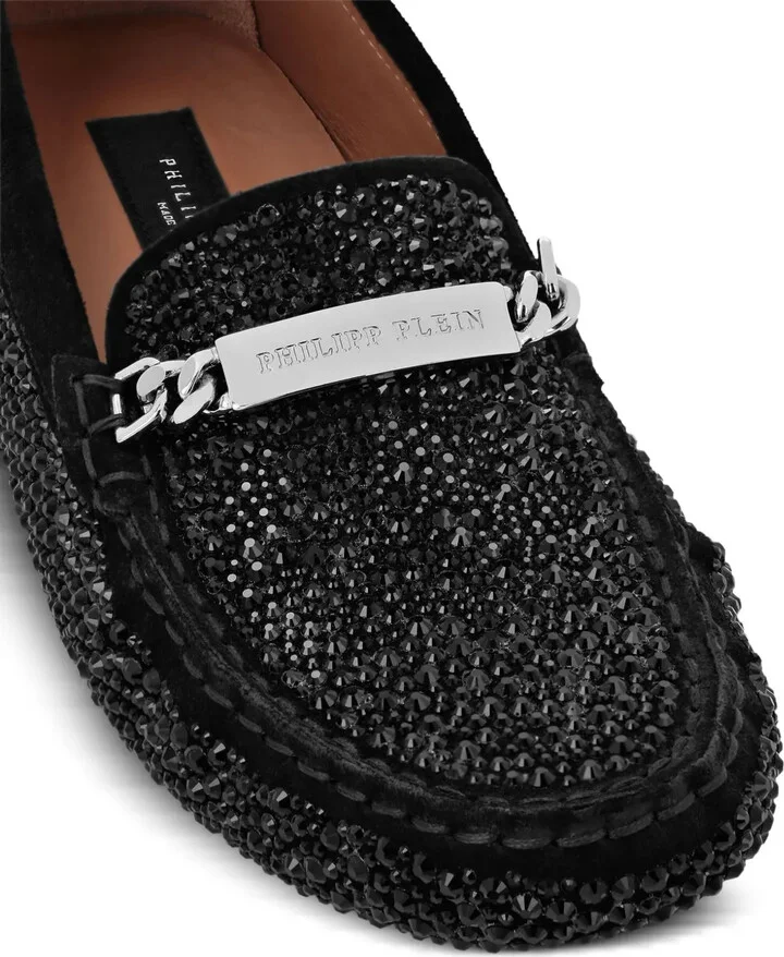Rhinestone-Embellished Loafers - Image 5