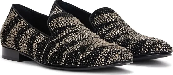 Rhinestone-Embellished Loafers - Image 2