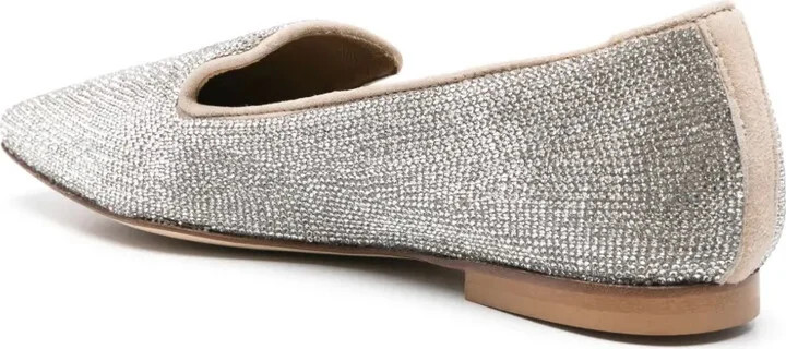 Rhinestone-Embellished Loafers - Image 3