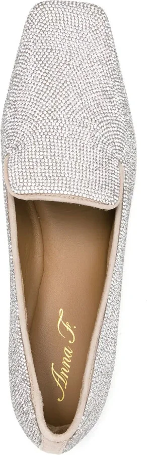 Rhinestone-Embellished Loafers - Image 4