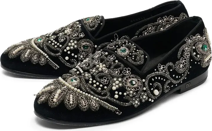 Rhinestone-Embellished Loafers - Image 2