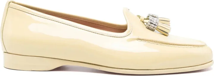 Rhinestone-Embellished Loafers
