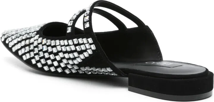Rhinestone-Embellished Mules - Image 3