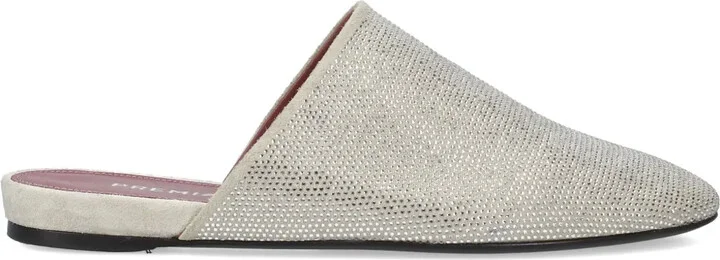 Rhinestone-Embellished Mules