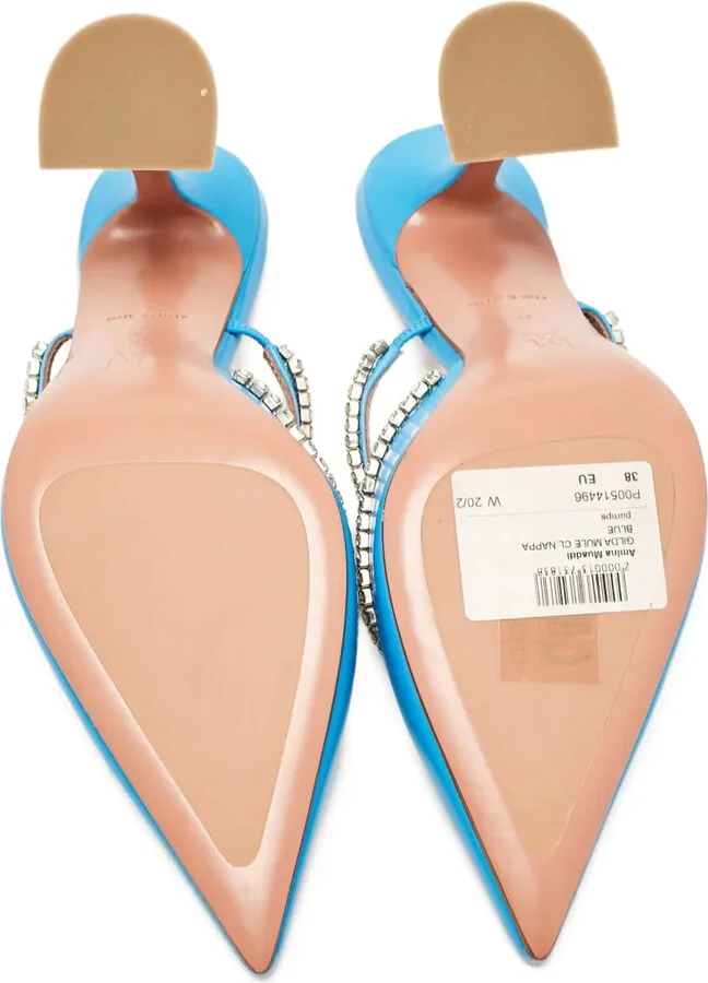 Rhinestone-Embellished Pointed Mules - Image 3