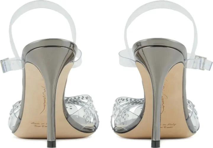Rhinestone-Embellished Sandals - Image 3