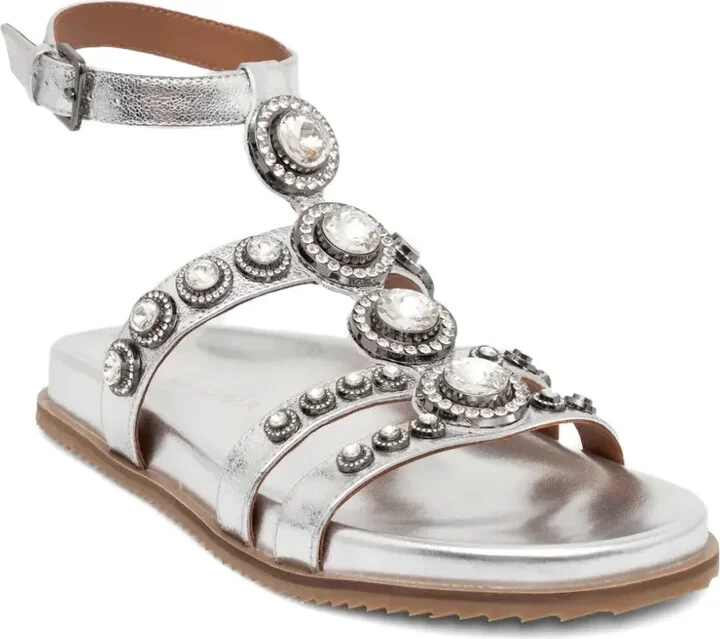Rhinestone-Embellished Sandals - Image 2