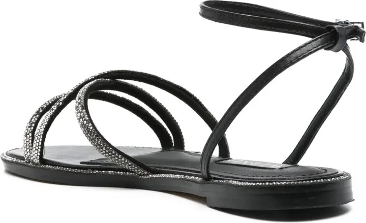 Rhinestone-Embellished Sandals - Image 3
