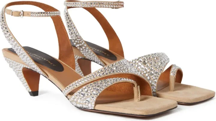 Rhinestone-Embellished Sandals - Image 2